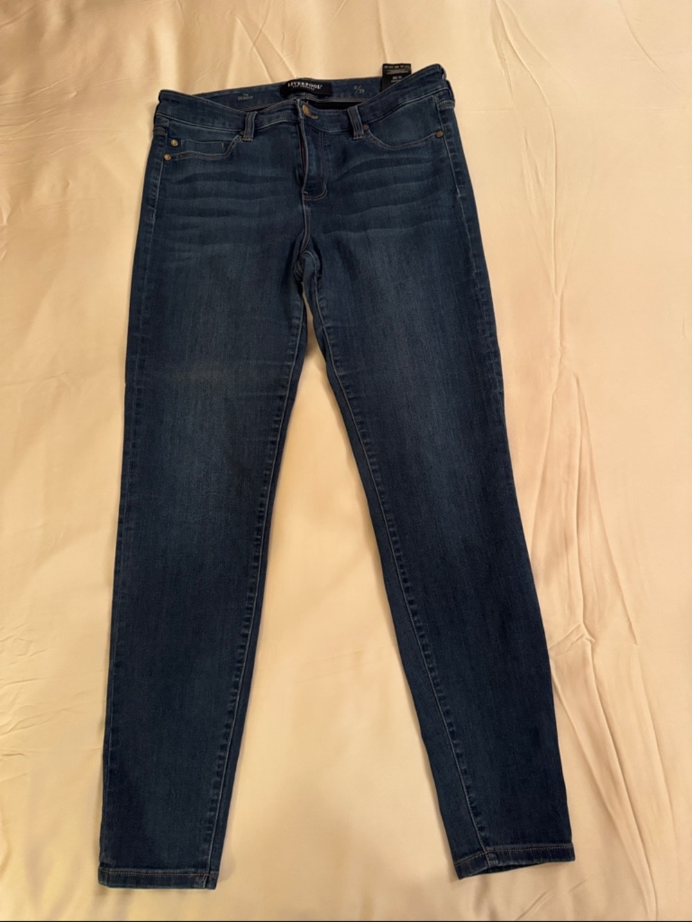 Liverpool Dark Blue Women's Skinny Jeans
